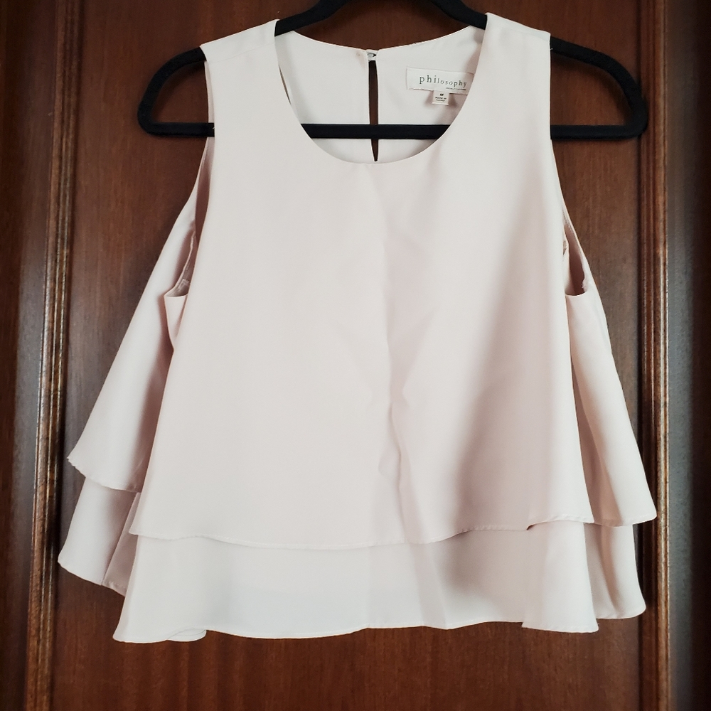 Philosophy Light pink/ Cream Blouse